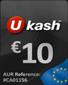 Ukash voucher code 10 EU